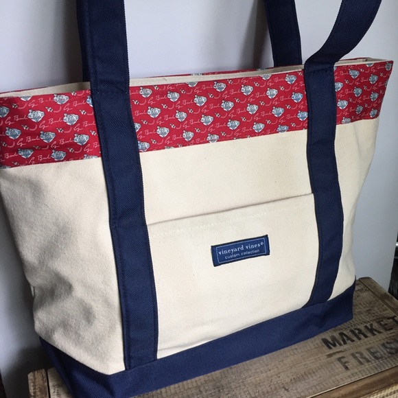 Vineyard vines canvas tote custom collection - Picture 1 of 8